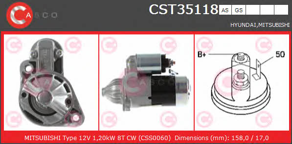 Casco CST35118AS Starter CST35118AS: Buy near me in Poland at 2407.PL - Good price!