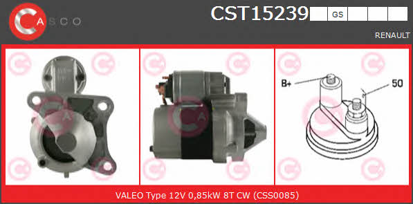 Casco CST15239GS Стартер CST15239GS: Отличная цена - Купить в Польше на 2407.PL!