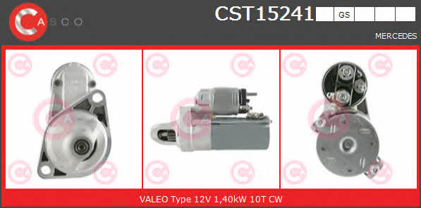 Casco CST15241GS Starter CST15241GS: Buy near me in Poland at 2407.PL - Good price!