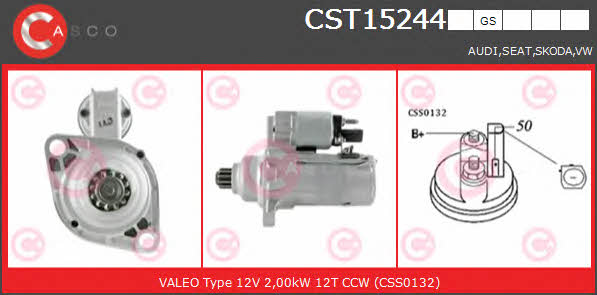 Casco CST15244GS Starter CST15244GS: Buy near me in Poland at 2407.PL - Good price!