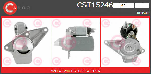 Casco CST15246GS Стартер CST15246GS: Отличная цена - Купить в Польше на 2407.PL!