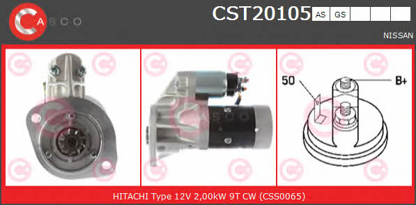 Casco CST20105AS Starter CST20105AS: Buy near me in Poland at 2407.PL - Good price!