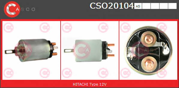 Casco CSO20104AS Solenoid switch, starter CSO20104AS: Buy near me in Poland at 2407.PL - Good price!
