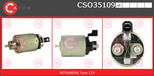 Casco CSO35109AS Solenoid switch, starter CSO35109AS: Buy near me in Poland at 2407.PL - Good price!