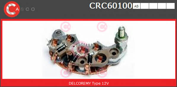 Casco CRC60100AS Rectifier, alternator CRC60100AS: Buy near me in Poland at 2407.PL - Good price!