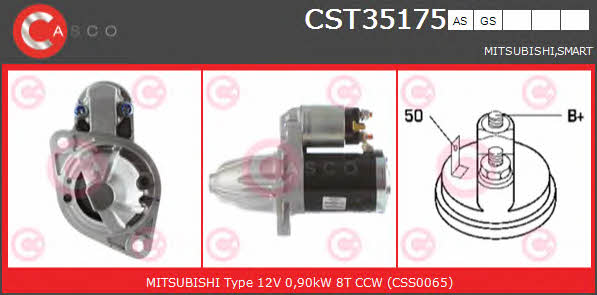 Casco CST35175GS Starter CST35175GS: Buy near me in Poland at 2407.PL - Good price!