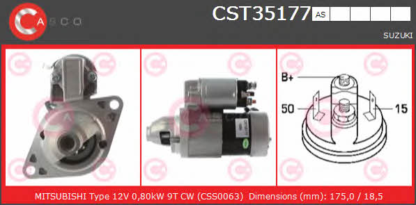 Casco CST35177AS Starter CST35177AS: Buy near me in Poland at 2407.PL - Good price!