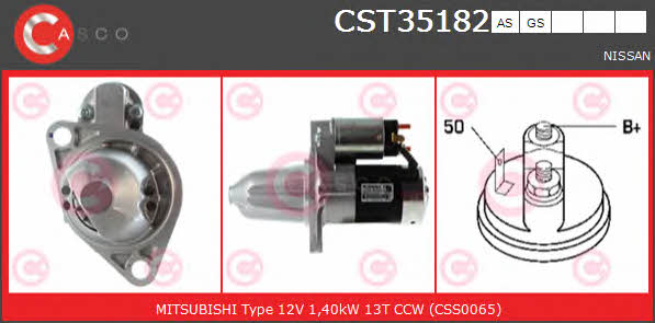 Casco CST35182AS Starter CST35182AS: Buy near me in Poland at 2407.PL - Good price!