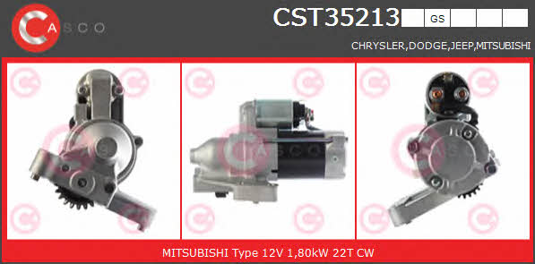 Casco CST35213GS Starter CST35213GS: Buy near me in Poland at 2407.PL - Good price!
