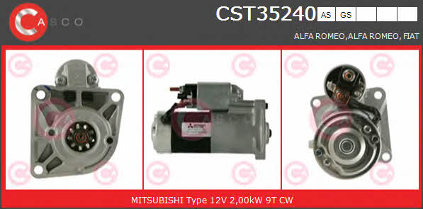 Casco CST35240GS Starter CST35240GS: Buy near me in Poland at 2407.PL - Good price!