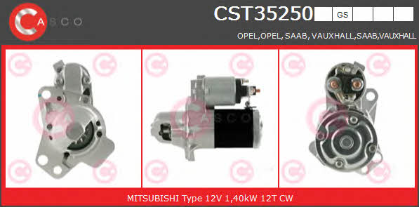 Casco CST35250GS Стартер CST35250GS: Отличная цена - Купить в Польше на 2407.PL!