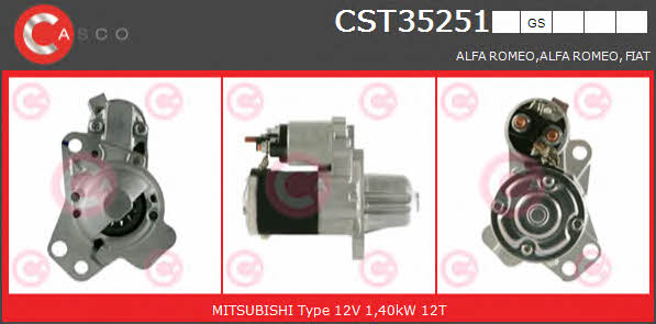 Casco CST35251GS Starter CST35251GS: Buy near me in Poland at 2407.PL - Good price!