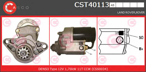 Casco CST40113AS Starter CST40113AS: Buy near me in Poland at 2407.PL - Good price!