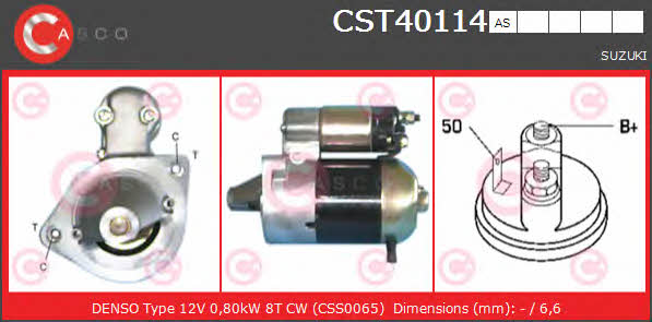 Casco CST40114AS Starter CST40114AS: Buy near me in Poland at 2407.PL - Good price!