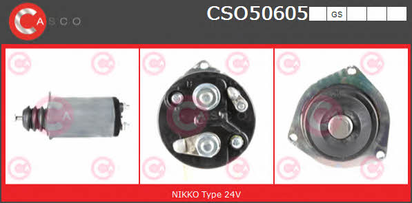 Casco CSO50605GS Przekaźnik rozrusznika ze zworą wciąganą CSO50605GS: Dobra cena w Polsce na 2407.PL - Kup Teraz!