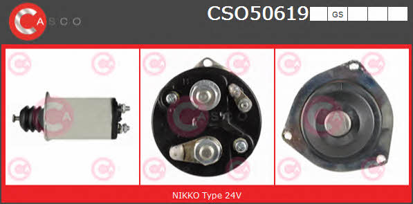 Casco CSO50619GS Solenoid switch, starter CSO50619GS: Buy near me in Poland at 2407.PL - Good price!