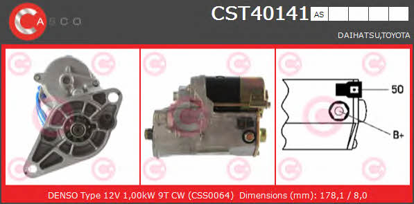Casco CST40141AS Starter CST40141AS: Buy near me at 2407.PL in Poland at an Affordable price!
