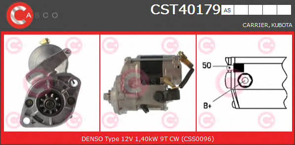 Casco CST40179AS Стартер CST40179AS: Отличная цена - Купить в Польше на 2407.PL!