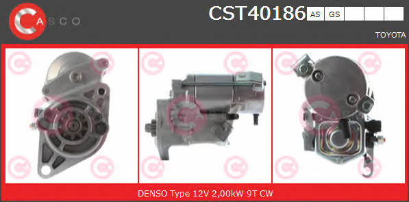 Casco CST40186GS Starter CST40186GS: Buy near me in Poland at 2407.PL - Good price!