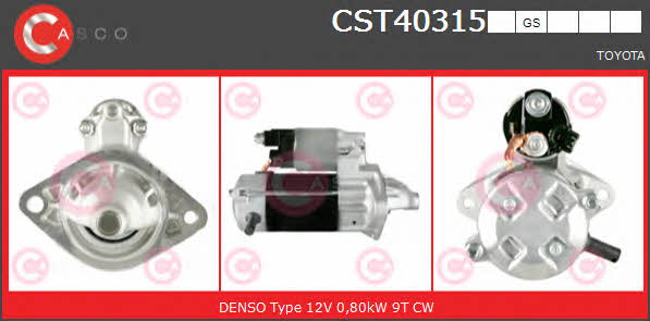 Casco CST40315GS Starter CST40315GS: Buy near me in Poland at 2407.PL - Good price!