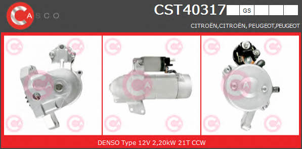 Casco CST40317GS Стартер CST40317GS: Отличная цена - Купить в Польше на 2407.PL!