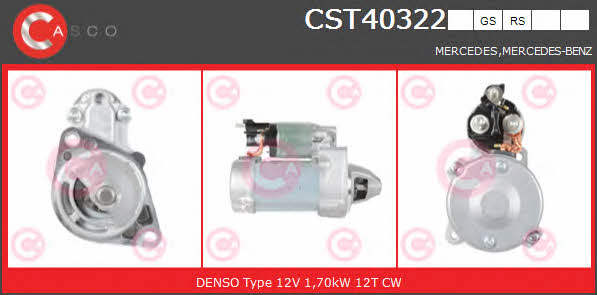 Casco CST40322GS Стартер CST40322GS: Отличная цена - Купить в Польше на 2407.PL!