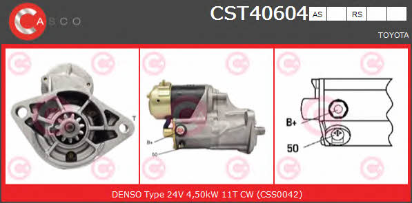 Casco CST40604AS Starter CST40604AS: Buy near me in Poland at 2407.PL - Good price!