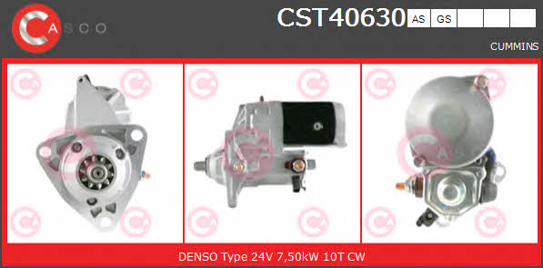 Casco CST40630AS Anlasser CST40630AS: Kaufen Sie zu einem guten Preis in Polen bei 2407.PL!