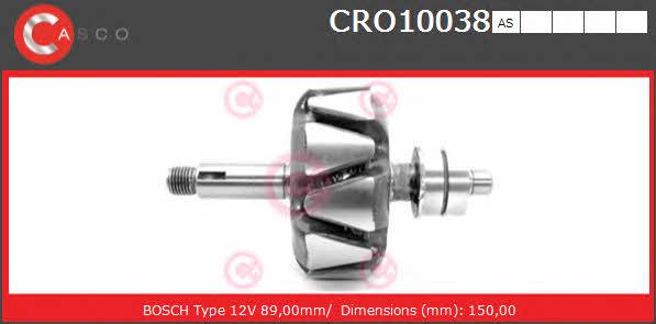 Casco CRO10038AS Ротор генератора CRO10038AS: Отличная цена - Купить в Польше на 2407.PL!