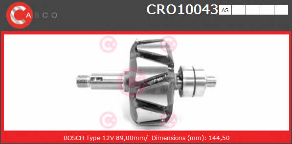 Casco CRO10043AS Ротор генератора CRO10043AS: Отличная цена - Купить в Польше на 2407.PL!
