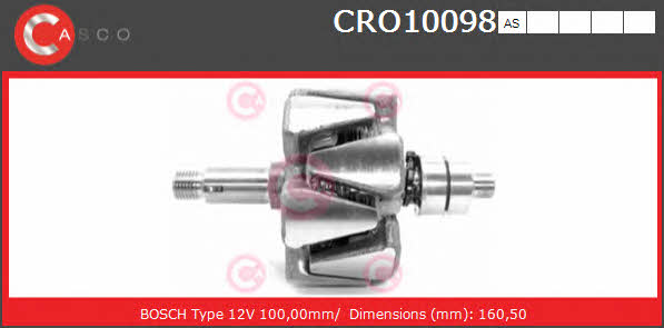 Casco CRO10098AS Ротор генератора CRO10098AS: Отличная цена - Купить в Польше на 2407.PL!
