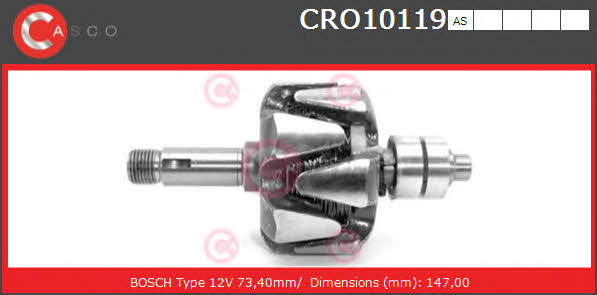 Casco CRO10119AS Ротор генератора CRO10119AS: Отличная цена - Купить в Польше на 2407.PL!