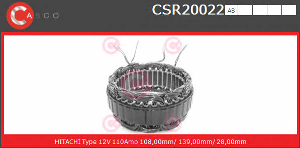 Casco CSR20022AS Статор генератора CSR20022AS: Отличная цена - Купить в Польше на 2407.PL!