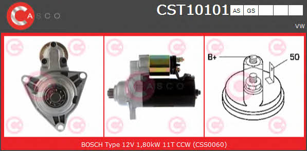 Casco CST10101GS Starter CST10101GS: Buy near me in Poland at 2407.PL - Good price!