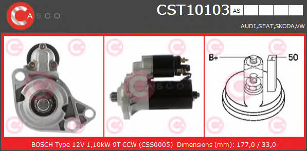 Casco CST10103AS Starter CST10103AS: Buy near me at 2407.PL in Poland at an Affordable price!