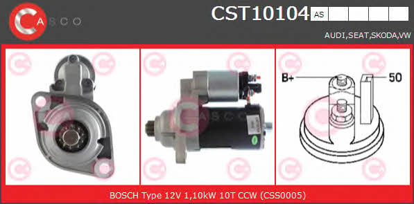 Casco CST10104AS Starter CST10104AS: Buy near me at 2407.PL in Poland at an Affordable price!