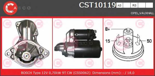 Casco CST10119RS Стартер CST10119RS: Купить в Польше - Отличная цена на 2407.PL!