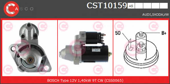 Casco CST10159AS Стартер CST10159AS: Отличная цена - Купить в Польше на 2407.PL!