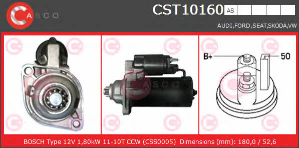 Casco CST10160AS Starter CST10160AS: Buy near me in Poland at 2407.PL - Good price!