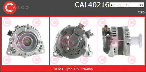 Casco CAL40216GS Alternator CAL40216GS: Buy near me in Poland at 2407.PL - Good price!