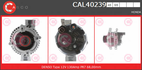 Casco CAL40239AS Генератор CAL40239AS: Приваблива ціна - Купити у Польщі на 2407.PL!