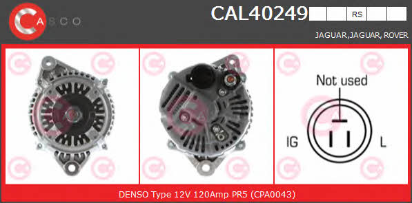 Casco CAL40249RS Генератор CAL40249RS: Отличная цена - Купить в Польше на 2407.PL!