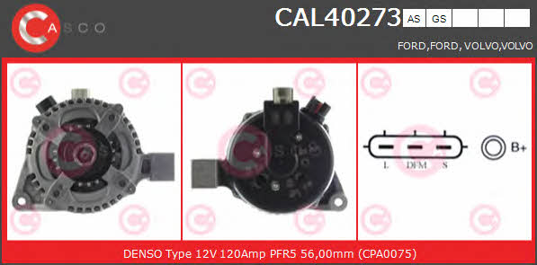 Casco CAL40273AS Alternator CAL40273AS: Dobra cena w Polsce na 2407.PL - Kup Teraz!