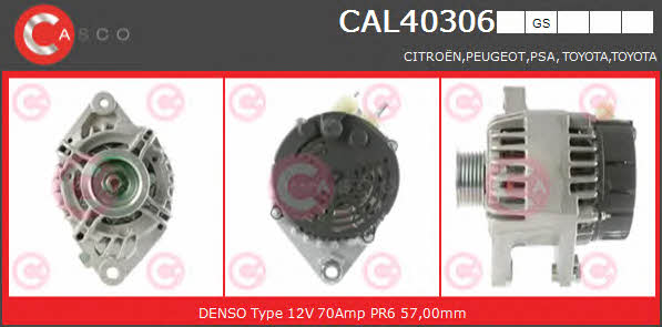 Casco CAL40306GS Alternator CAL40306GS: Dobra cena w Polsce na 2407.PL - Kup Teraz!