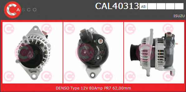 Casco CAL40313AS Alternator CAL40313AS: Buy near me in Poland at 2407.PL - Good price!