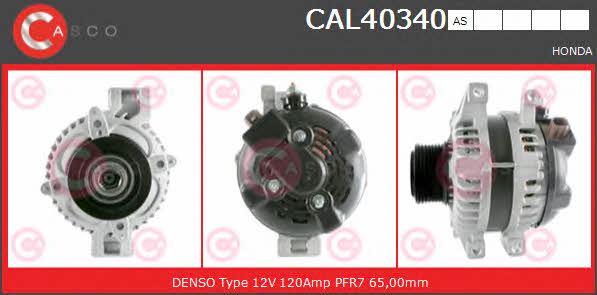 Casco CAL40340AS Alternator CAL40340AS: Buy near me in Poland at 2407.PL - Good price!