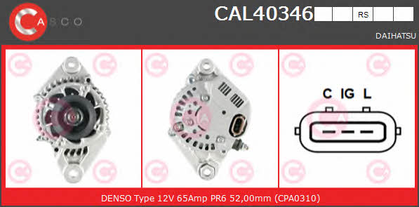 Casco CAL40346RS Generator CAL40346RS: Kaufen Sie zu einem guten Preis in Polen bei 2407.PL!