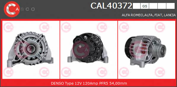 Casco CAL40372GS Alternator CAL40372GS: Atrakcyjna cena w Polsce na 2407.PL - Zamów teraz!