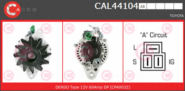 Casco CAL44104AS Generator CAL44104AS: Kaufen Sie zu einem guten Preis in Polen bei 2407.PL!