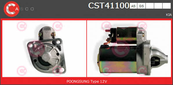 Casco CST41100GS Стартер CST41100GS: Отличная цена - Купить в Польше на 2407.PL!